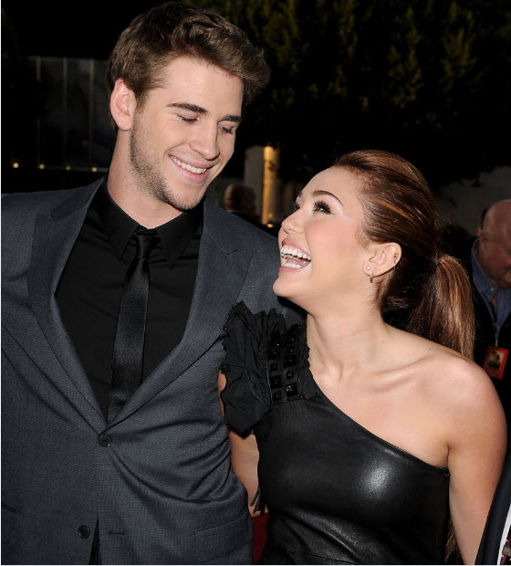 8. Miley Cyrus and Liam Hemsworth